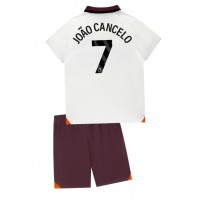 Manchester City Joao Cancelo #7 Fotballklær Bortedraktsett Barn 2023-24 Kortermet (+ korte bukser)